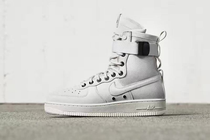 Nike Special Forces Air Force 1 Boots Beige Golden Beige Linen Men Shoes